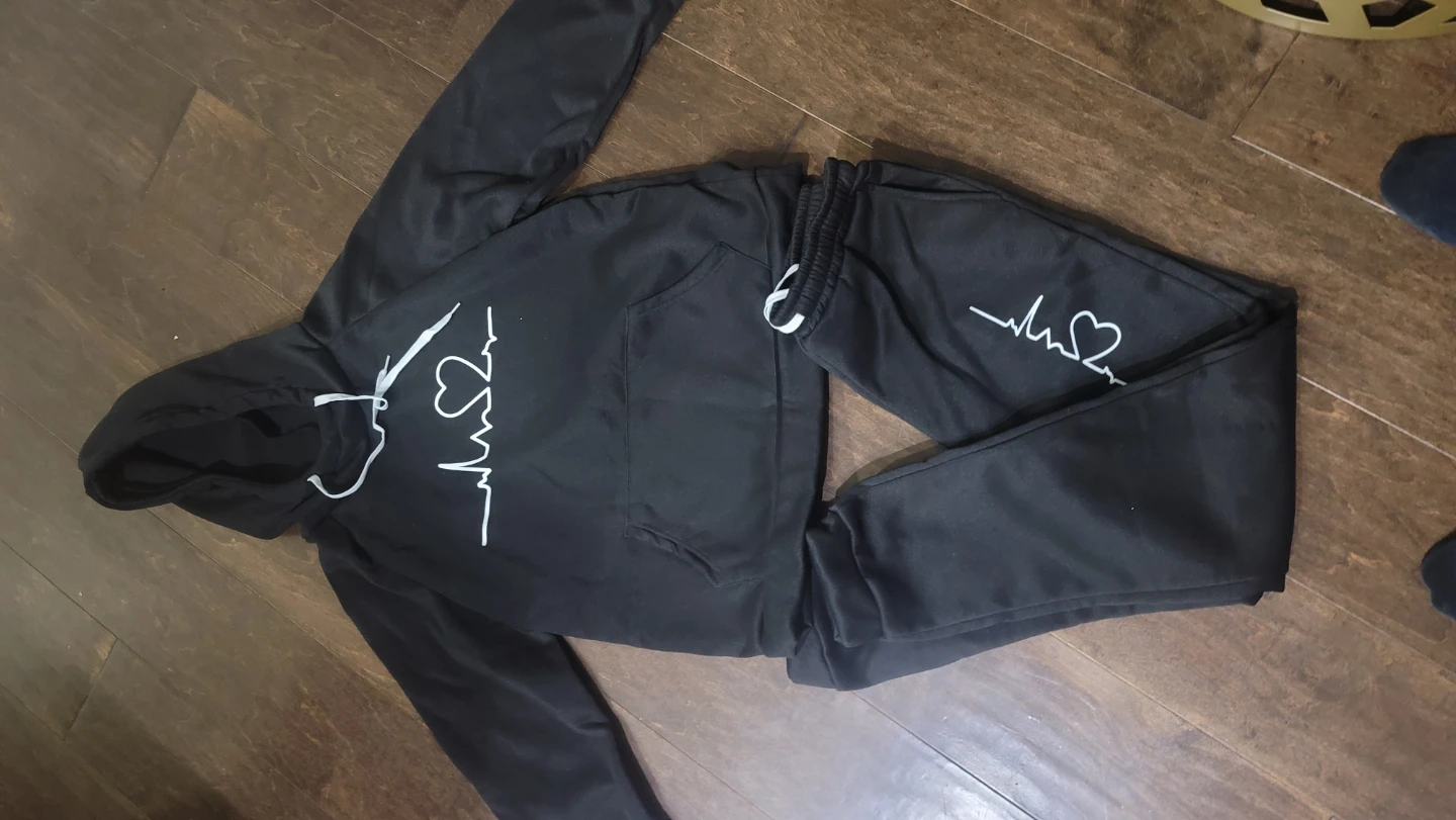 Two pieces set size L (black color) New - photo 4