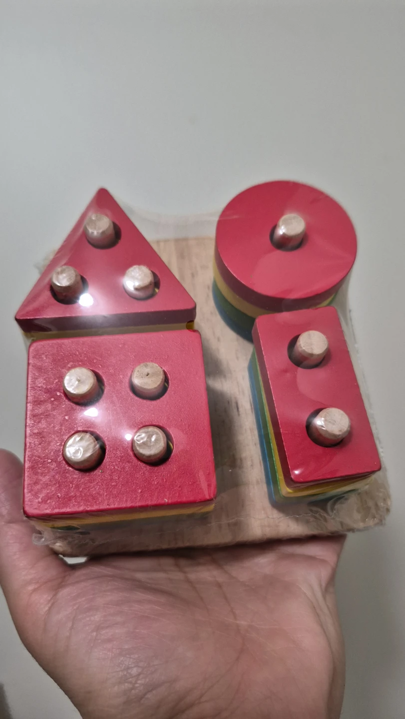 Boxiki Geometric Stacker Montessori Toy - photo 3