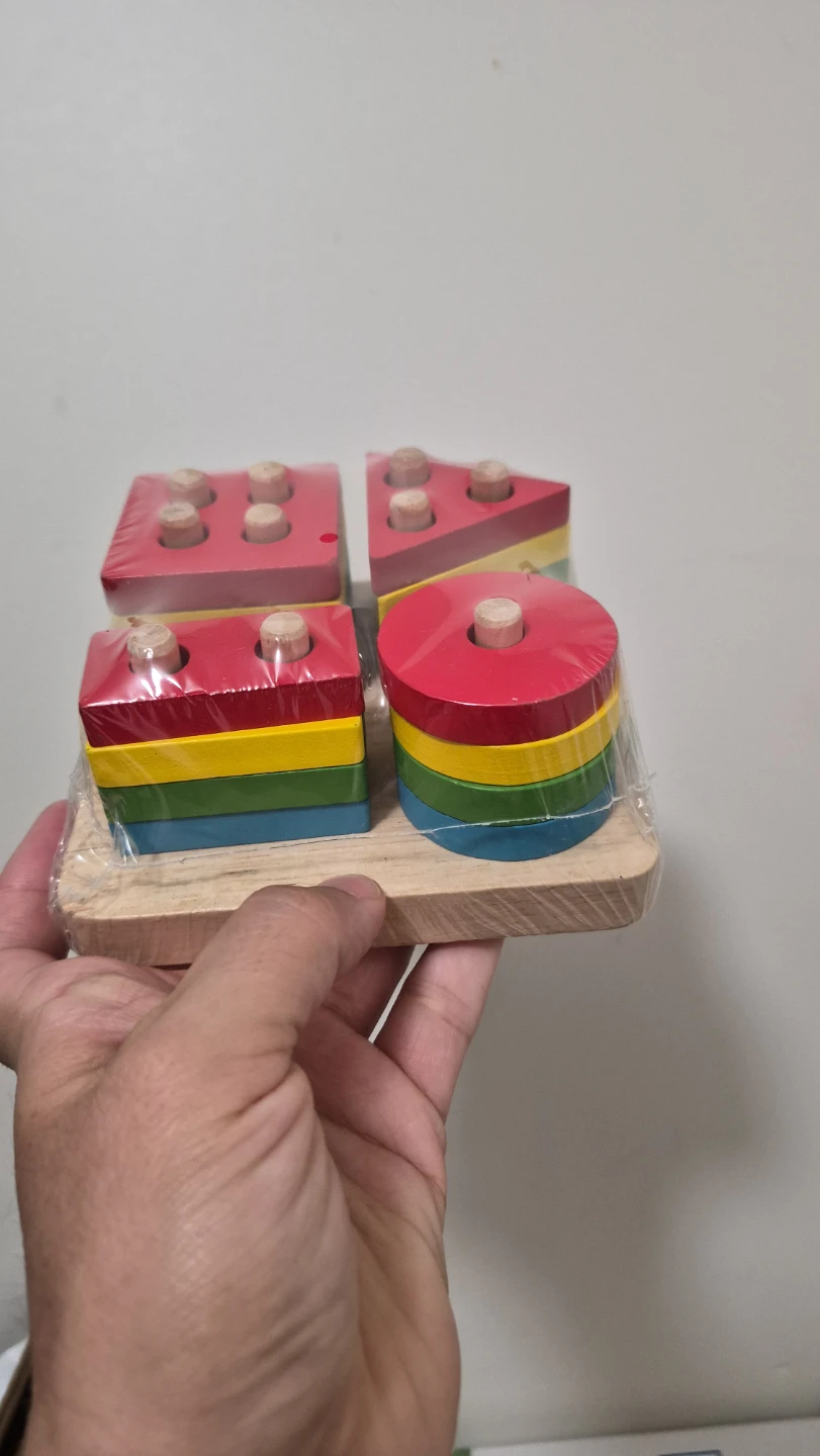 Boxiki Geometric Stacker Montessori Toy - photo 4