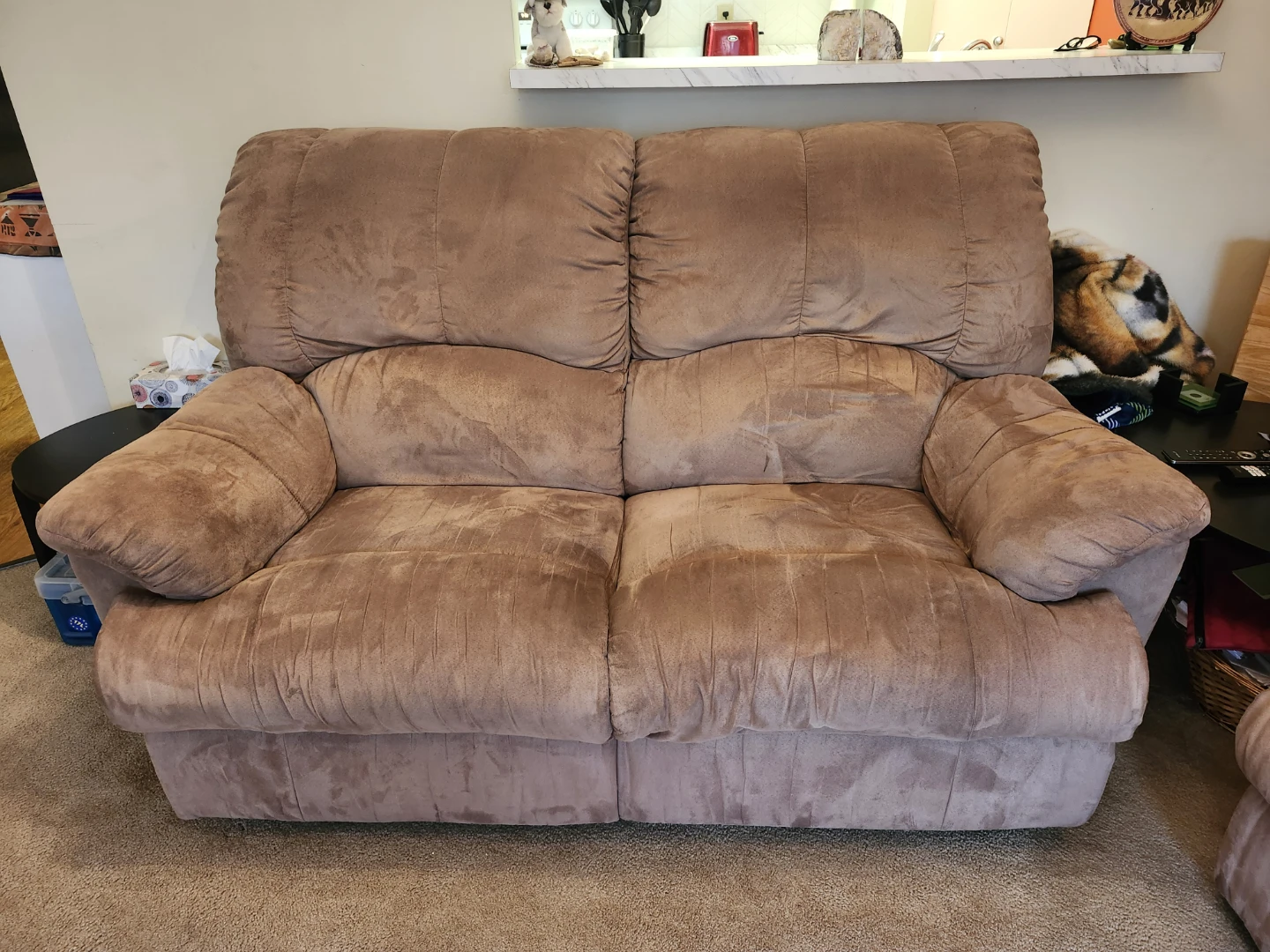 Loveseat Recliner - Brown