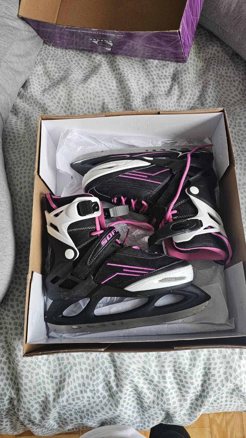 SOFTEK Inline Skates - Black and Pink