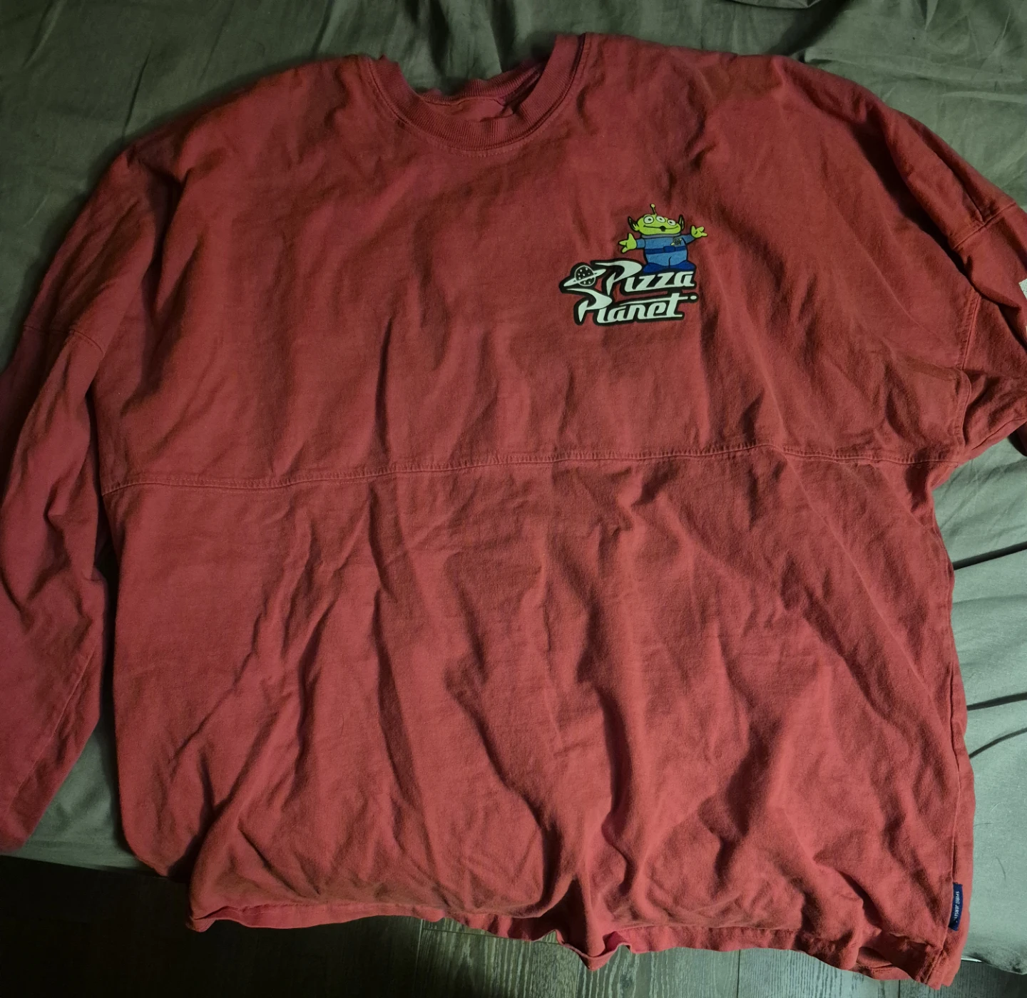 Pizza Planet Toy Story long-sleeved shirt size large