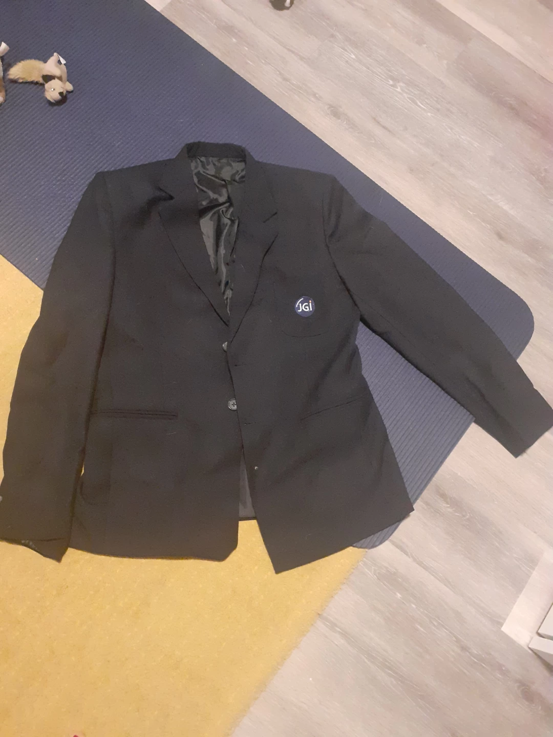 Black School Blazer - JGI Logo