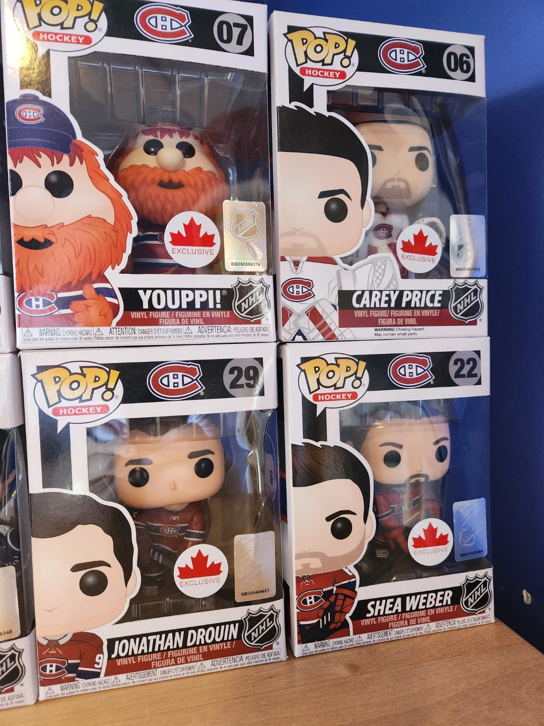 Funko Pop! Hockey Montreal Canadiens Figures, Lot Sale - photo 2