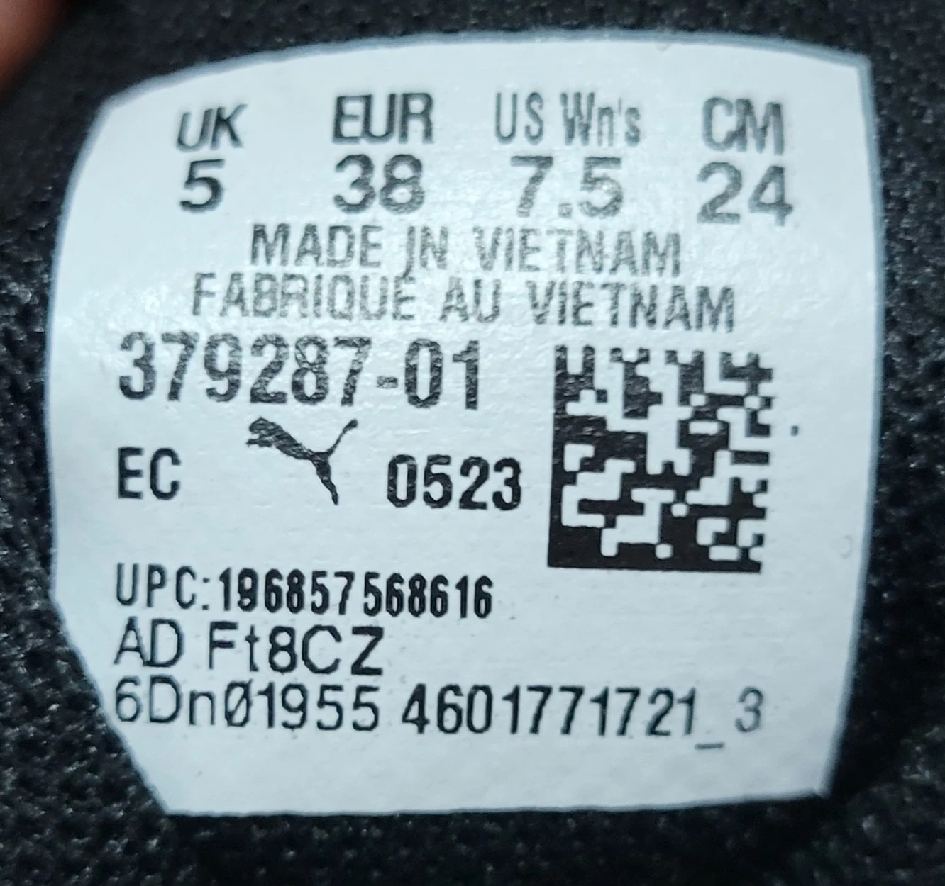 Puma Women's Running Shoes Black Size 7.5 US - photo 5
