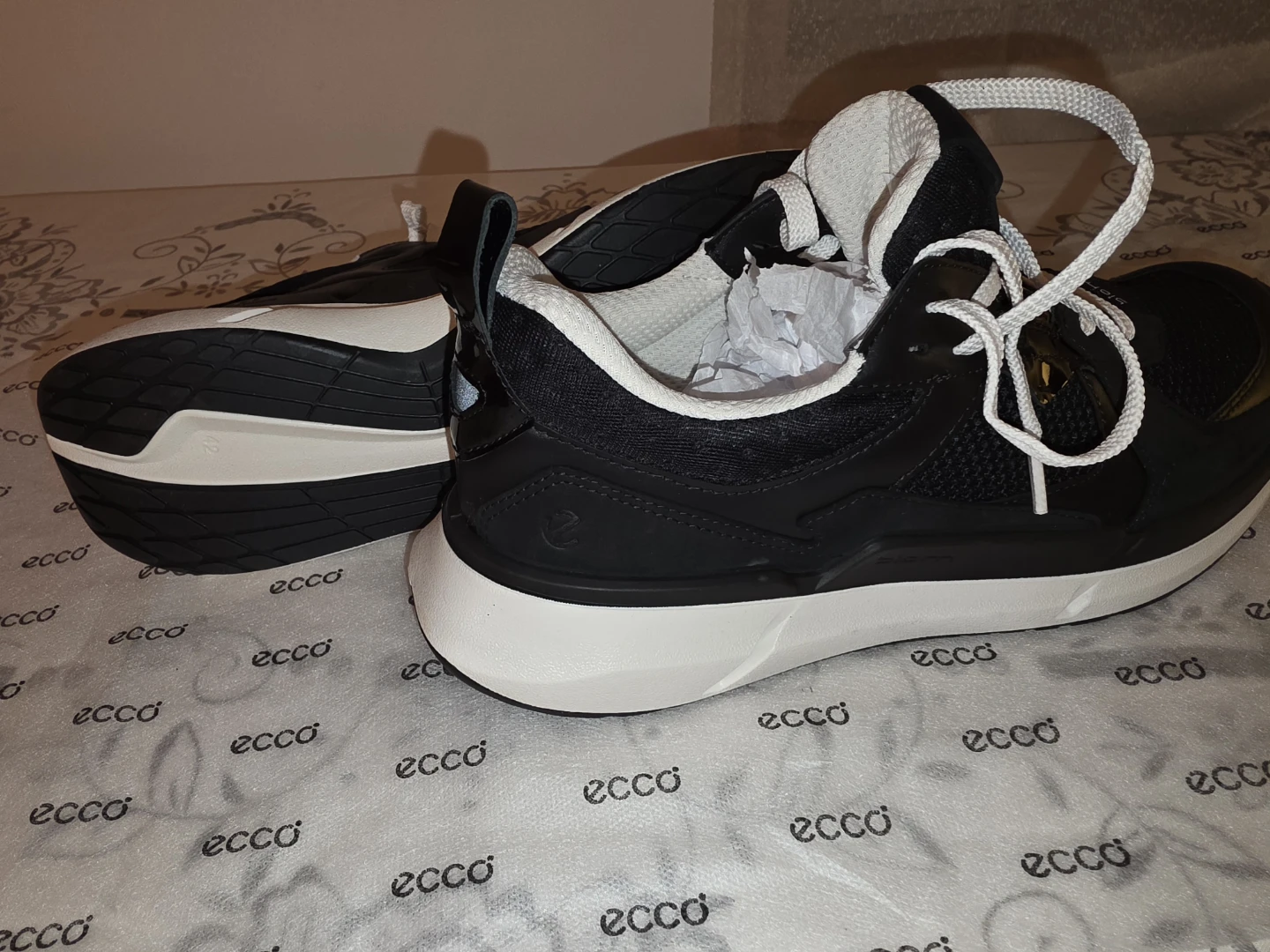 ECCO Black Athletic Shoes