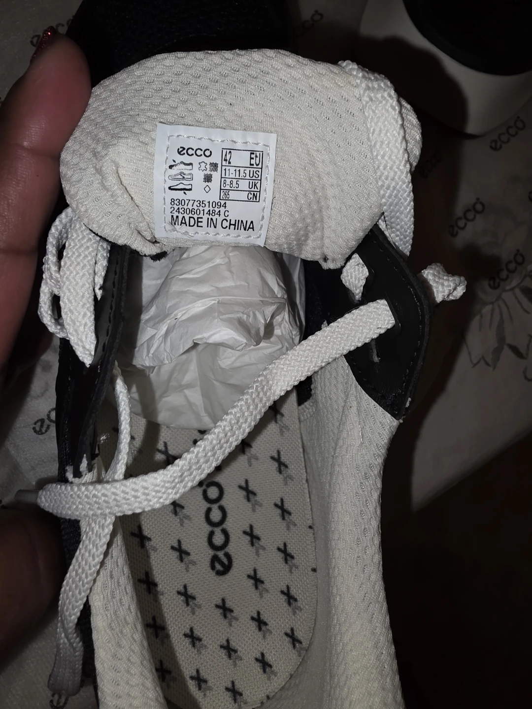 ECCO Black Athletic Shoes - photo 2