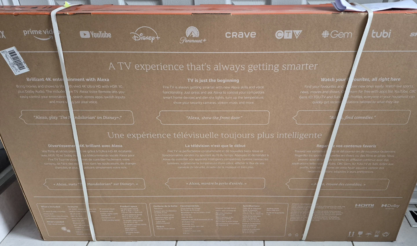 NEW Amazon Fire TV 55" 4K UHD 4-Series - photo 2