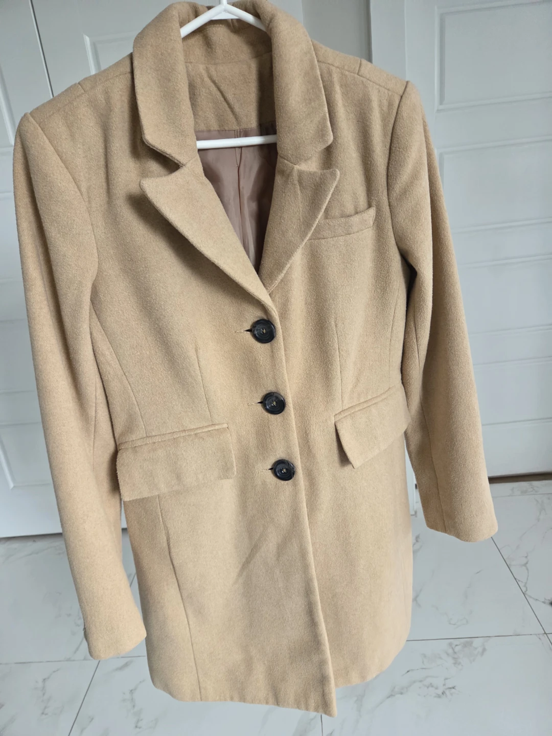 Women Beige Coat - Size S/P - photo 3