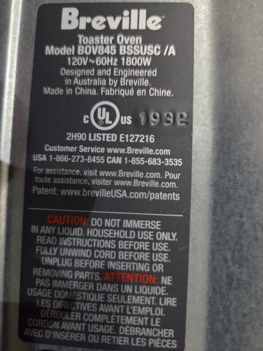 Breville BOV845BSSUSC Toaster Oven - photo 3