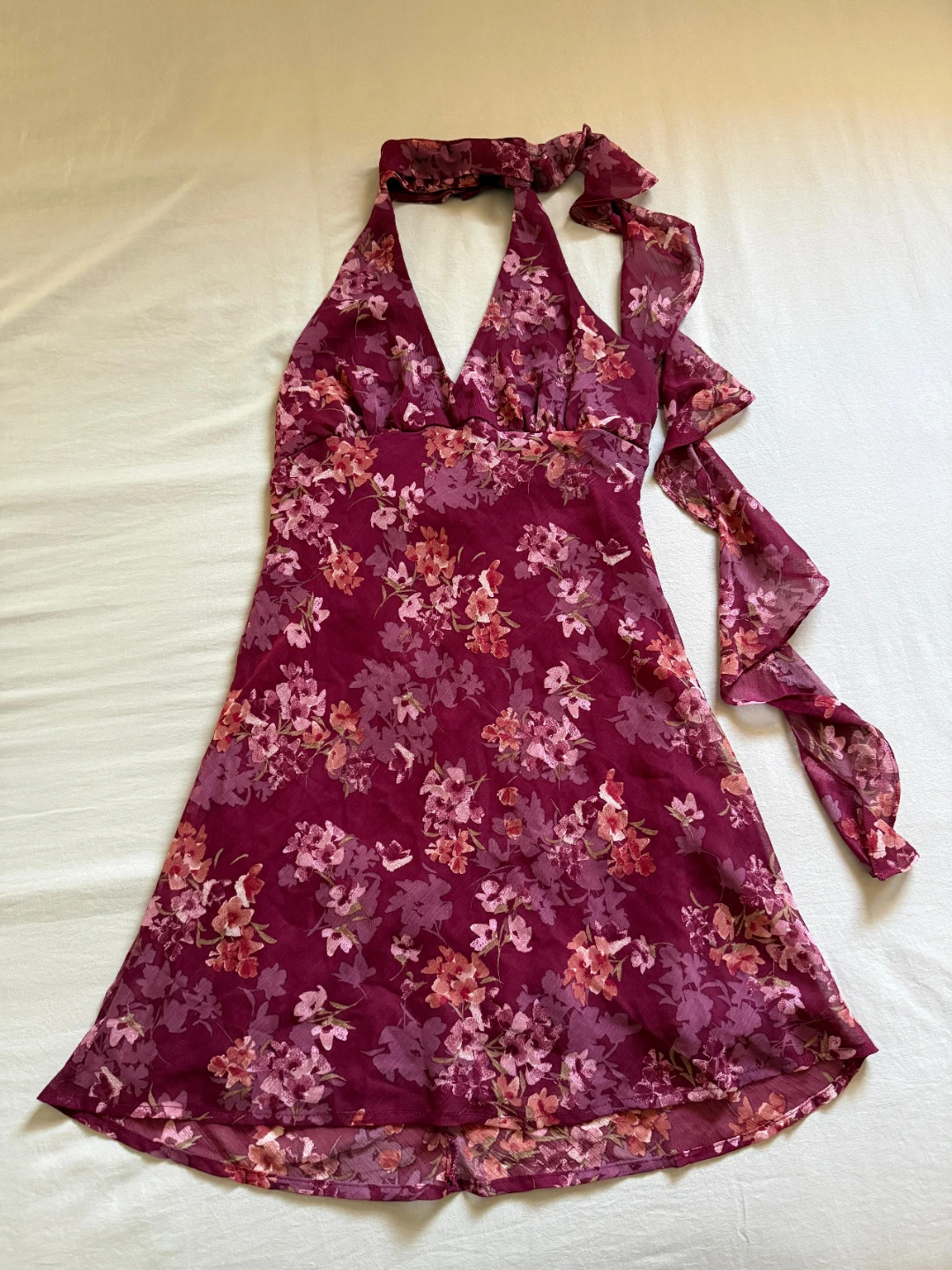Floral Halter Dress