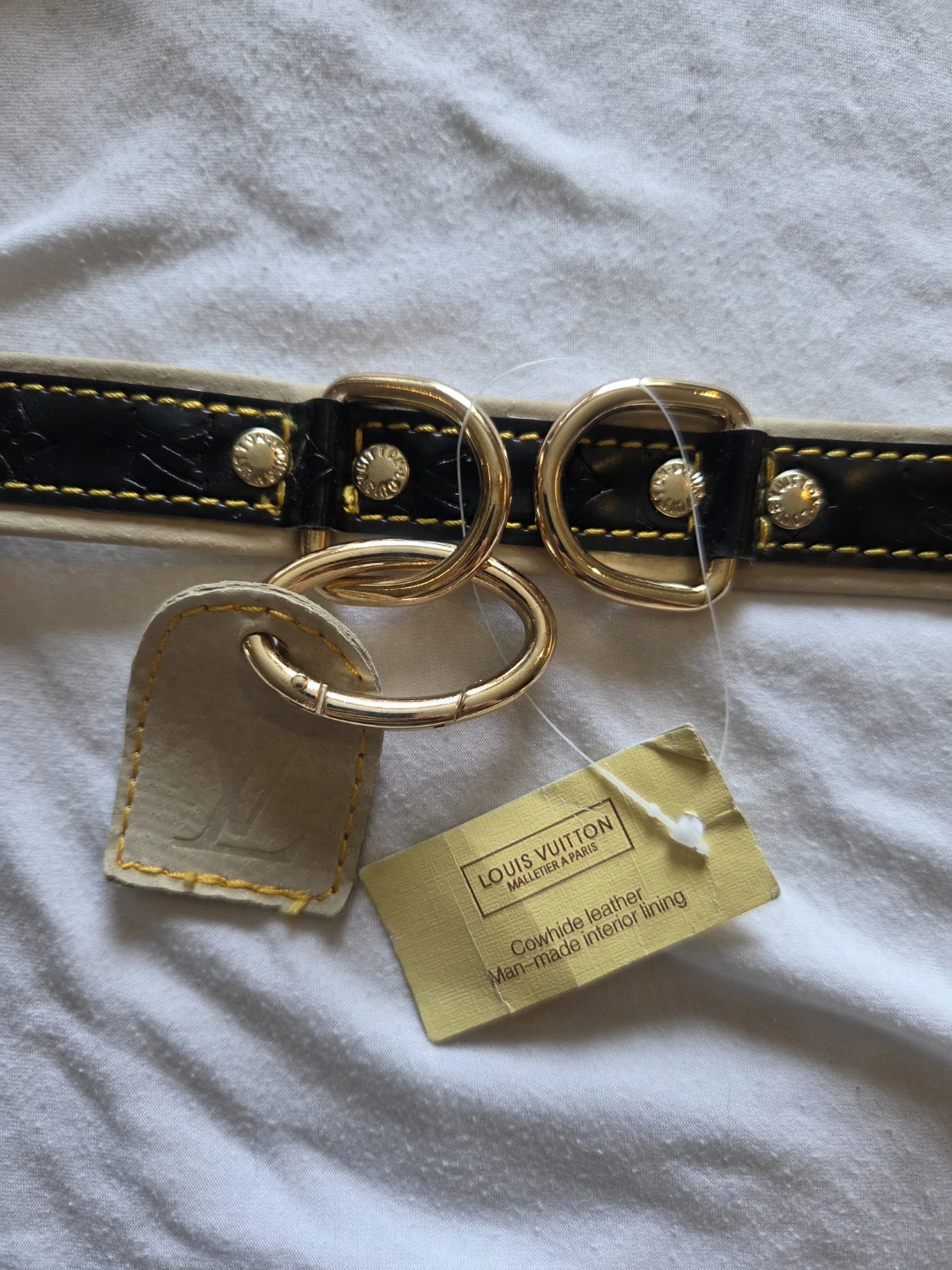 Louis Vuitton designer small Dog Collar - photo 3