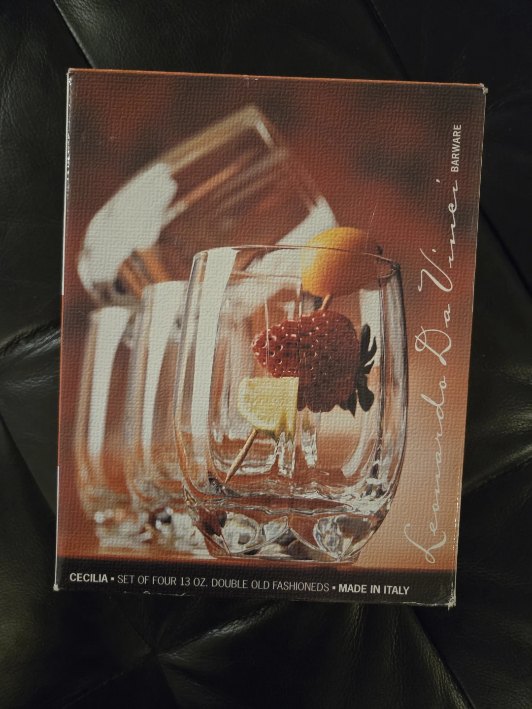 Leonardo Da Vinci Cecilia Old Fashioned Glasses - Set of 4