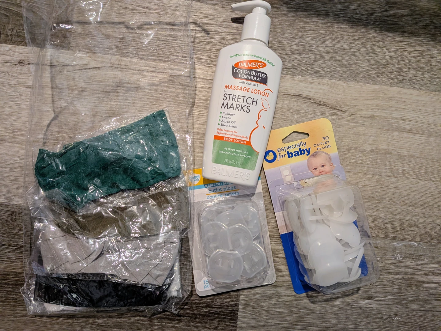 Palmer's Cocoa Butter Stretch Mark Massage Lotion & Outlet Plugs
