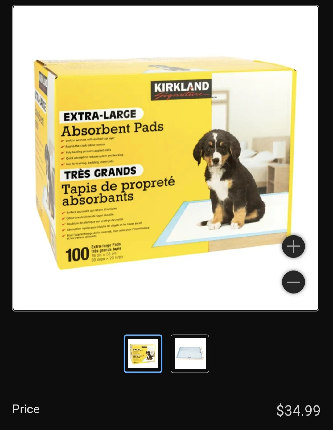Kirkland Signature Extra-Large Dog Pee Pads