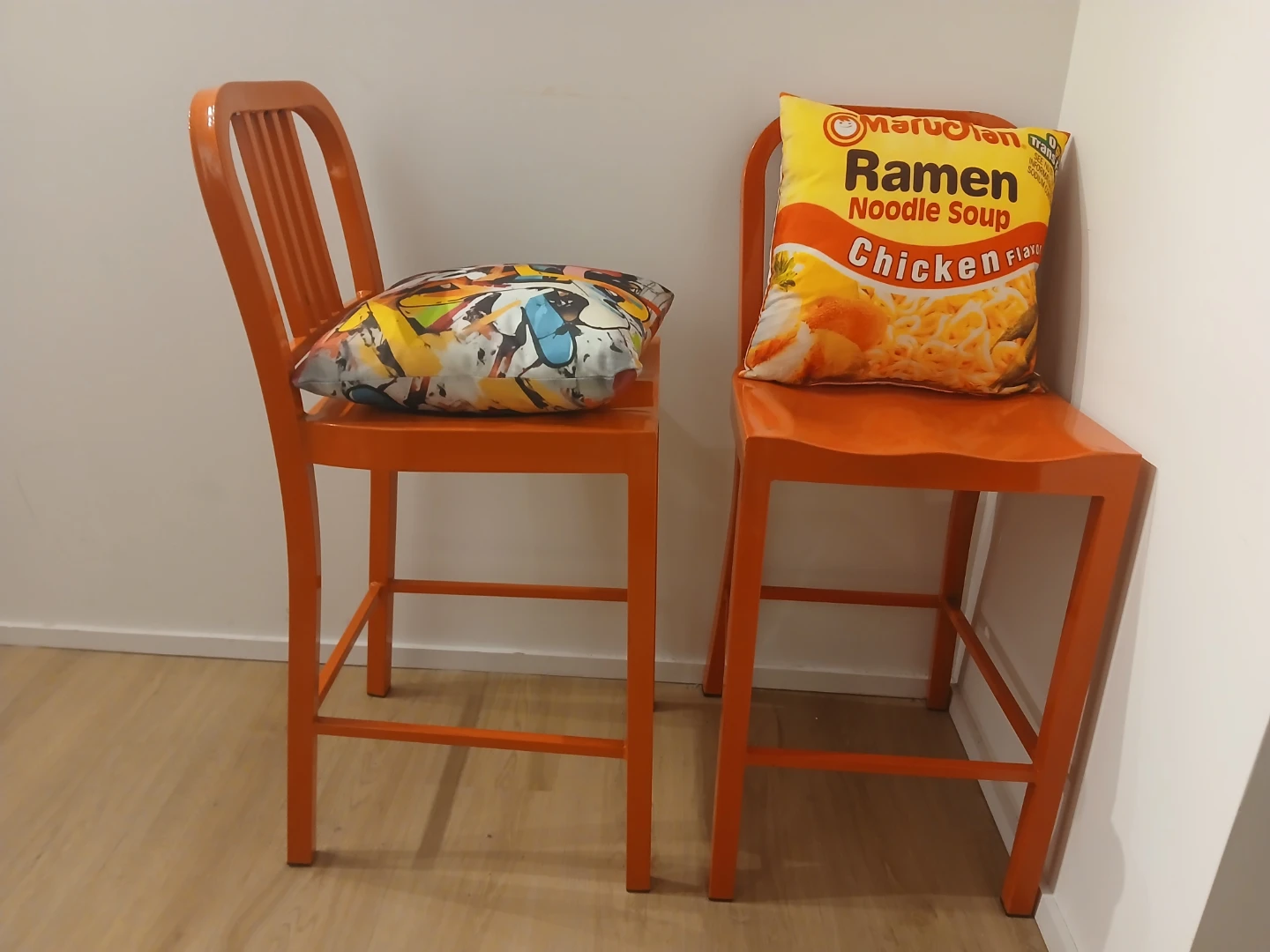 Orange Tolix Marais High Stools (Set of 2) 🥕 - photo 3