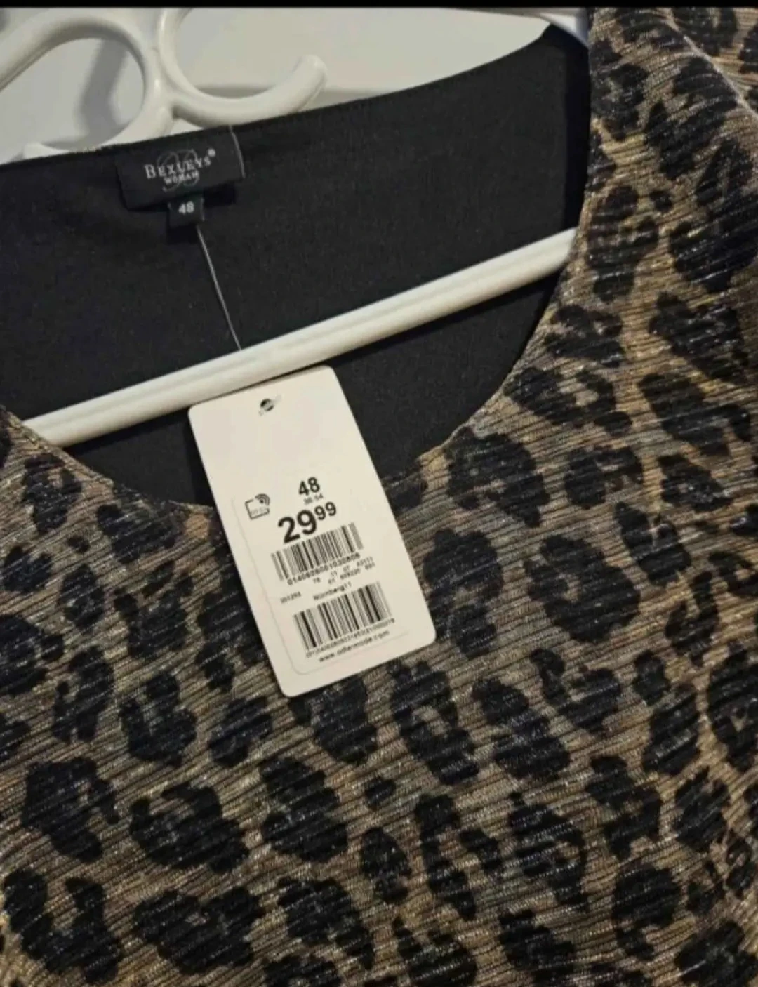 Bexleys Woman Leopard Print Top - Size 48 - photo 2