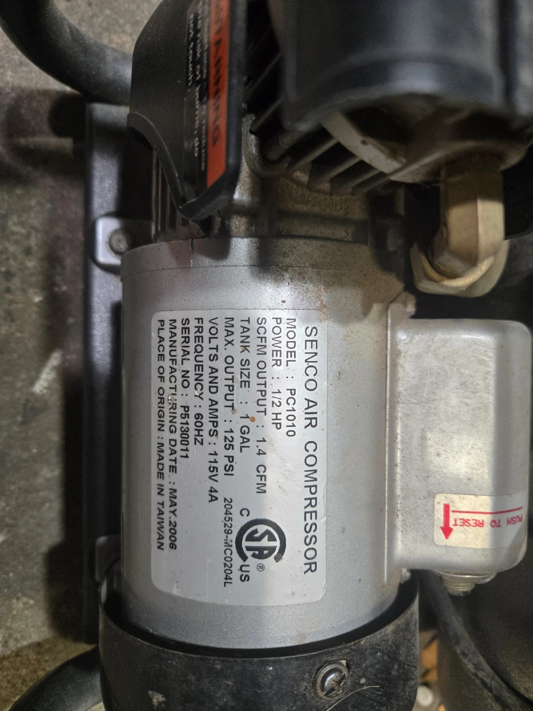 Senco PC1010 Air Compressor - photo 2