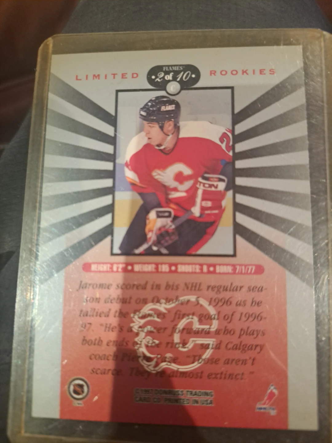 1997-98 Fleer Tradition Rookie Hockey Card - photo 2