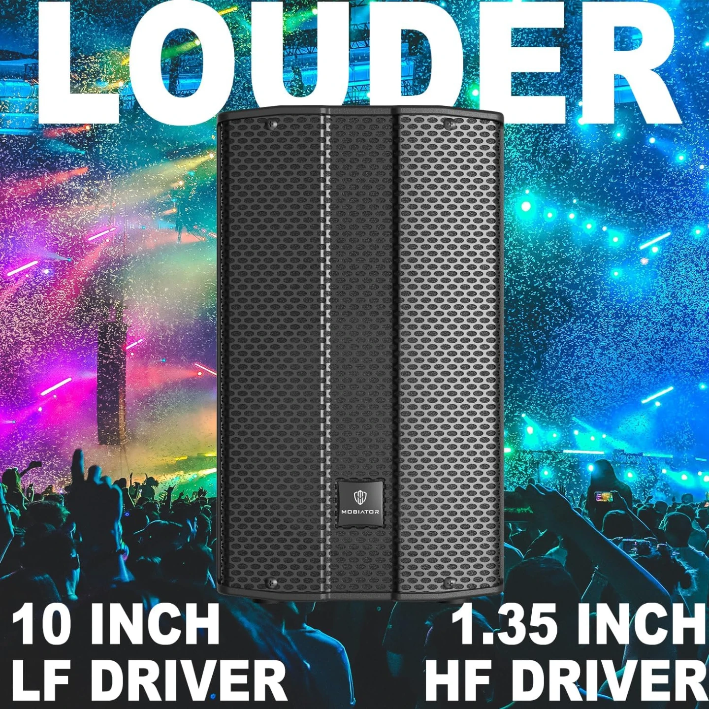 Mobiator Powered PA Speaker 10" LF Driver - photo 2