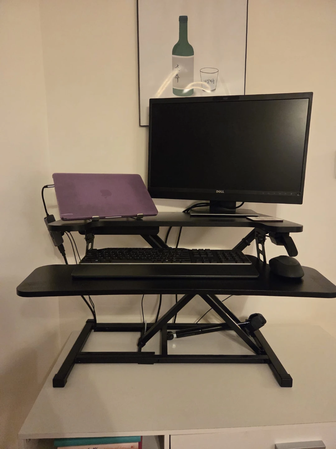 Flexispot M7 28" Standing Desk Converter - Black