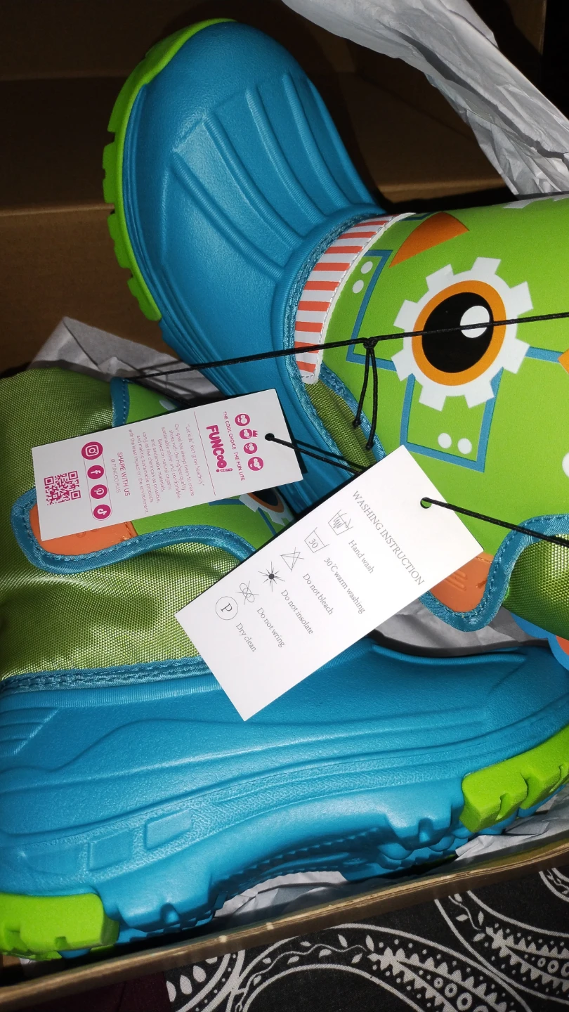 New Funcoo Plus boys Robot Toddler Boots - Size 13