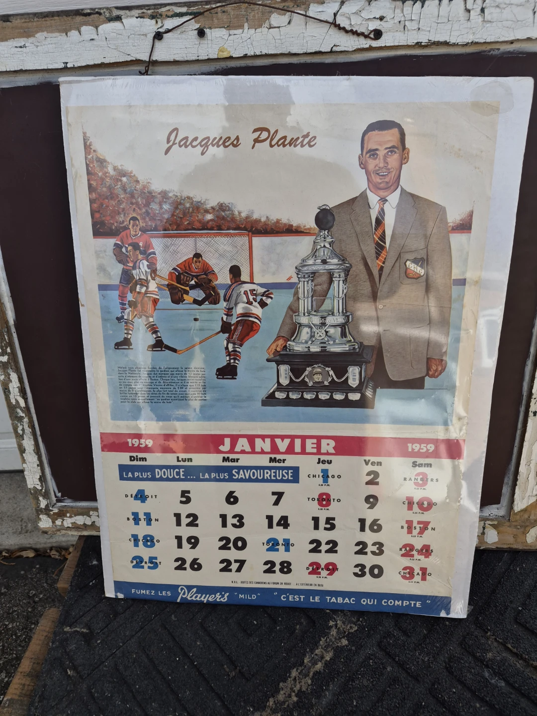 Vintage Montreal Canadiens Forum Hockey Calendar - photo 4