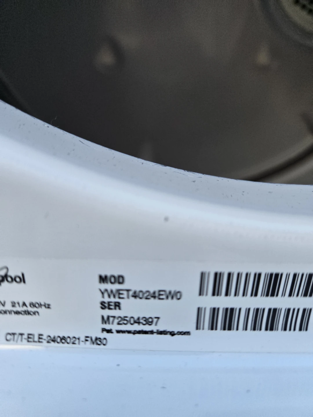 FREE DELIVERY!! 24" Whirlpool stackable Washer & Dryer $750 - photo 3
