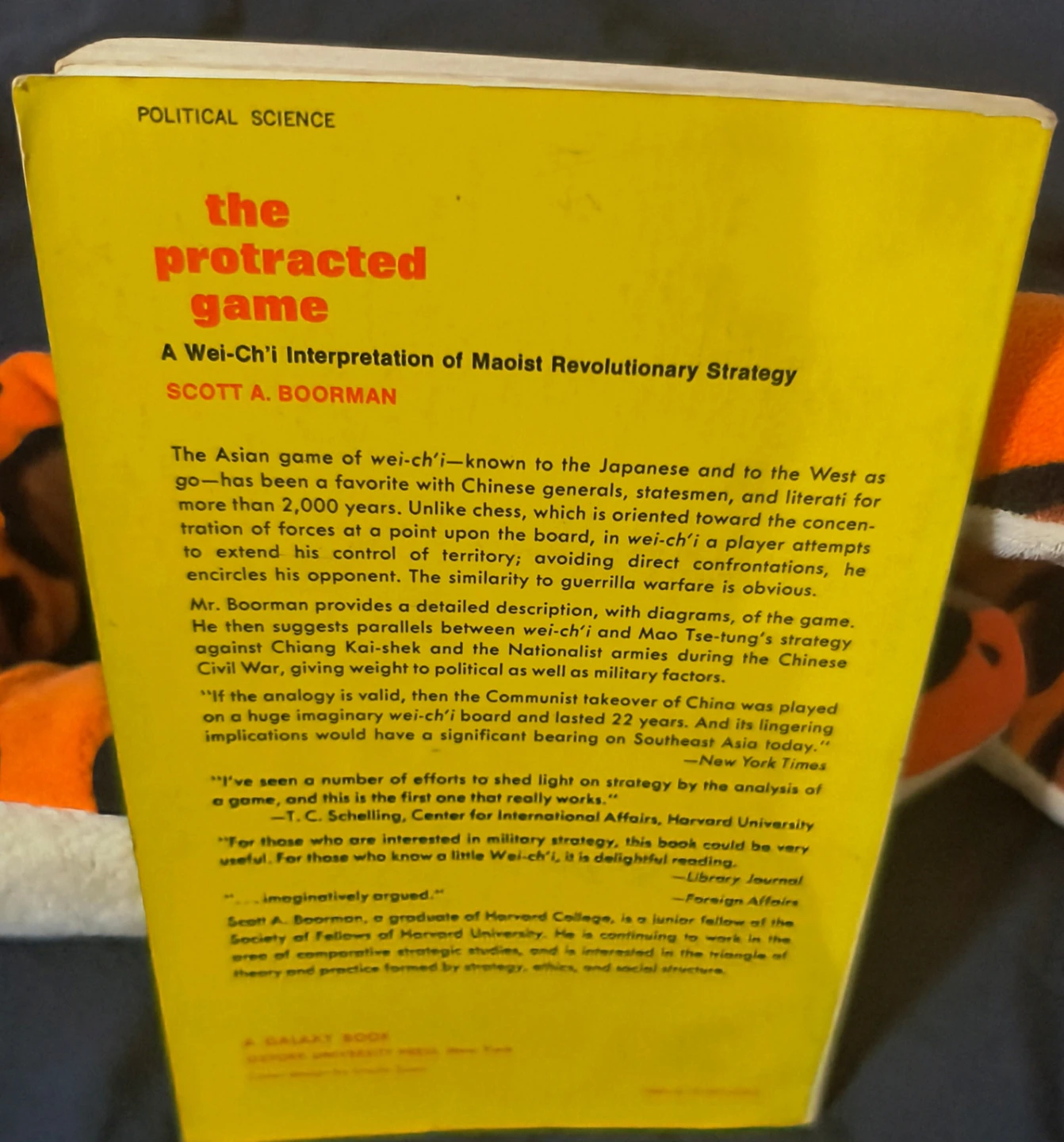 The Protracted Game - Scott A. Boorman 1971, softcover - photo 2