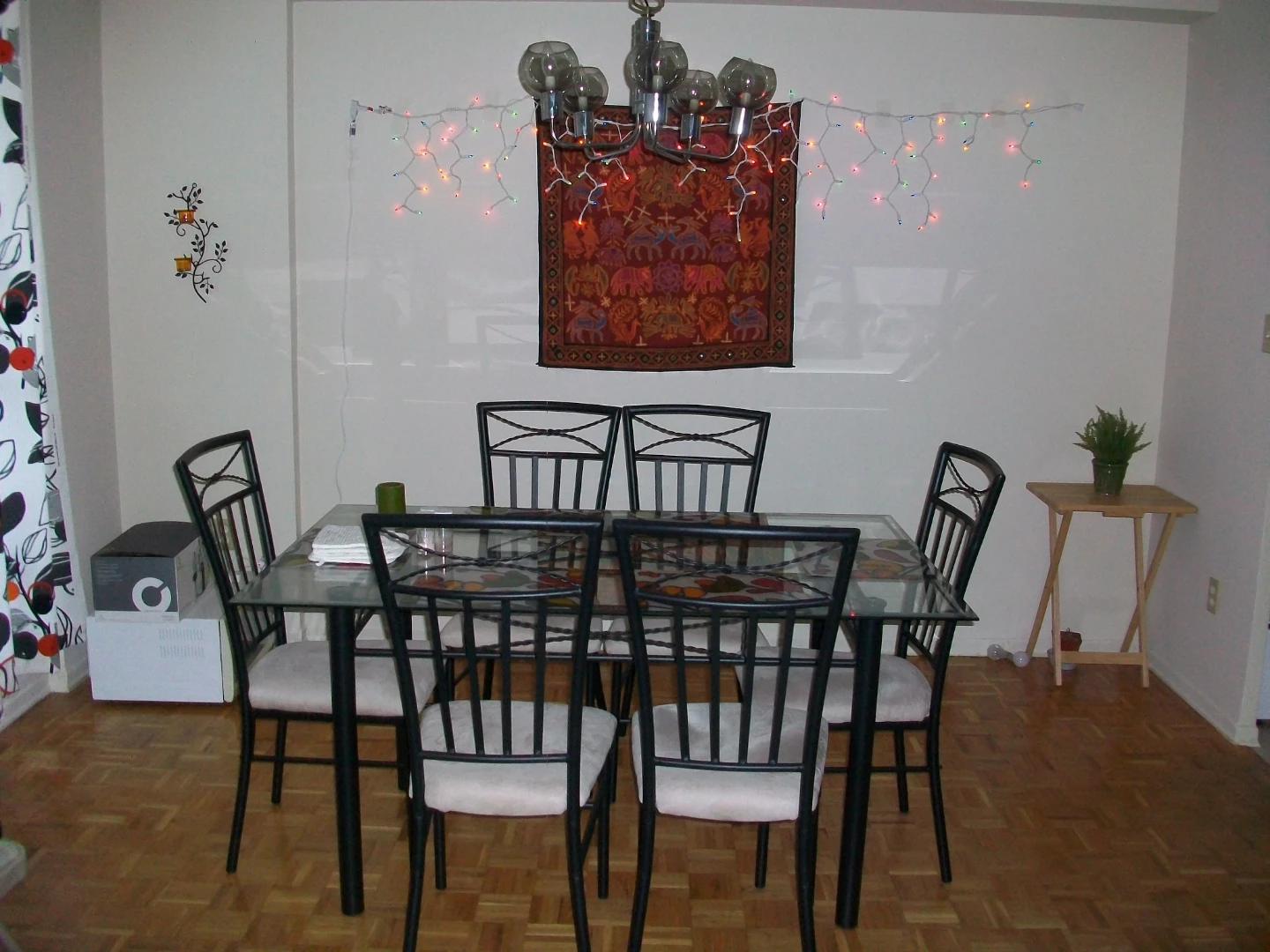 Glass Top Dining Table