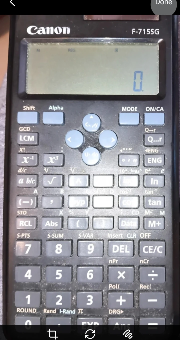 Canon F-715SG Calculator