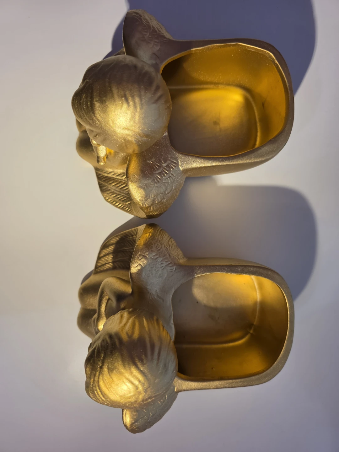 Gold Angel ceramic planters (Set of 2) - photo 5