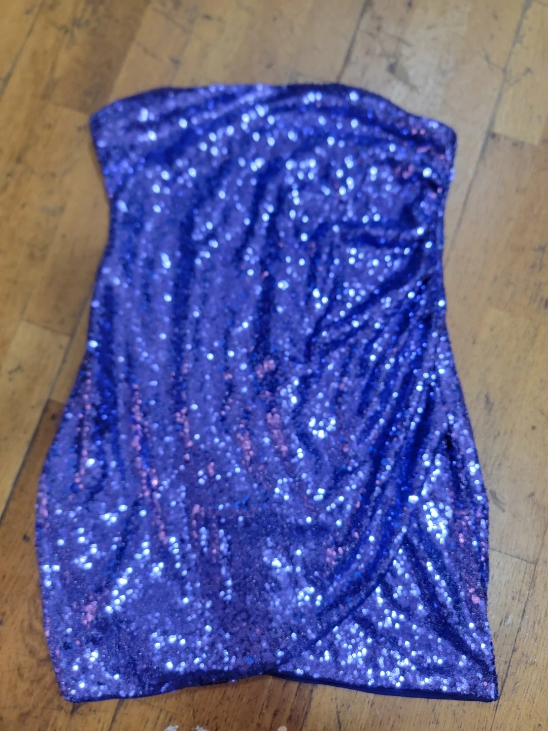 Sequin Mini Dress - Purple