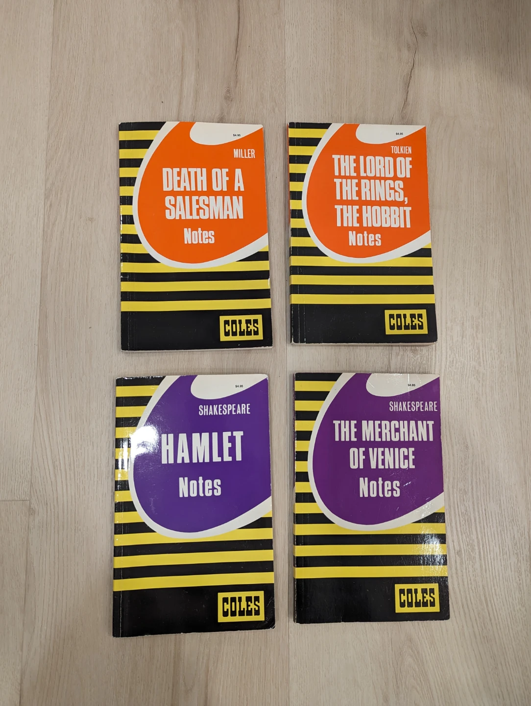 Coles Notes: Miller, Tolkien, Shakespeare