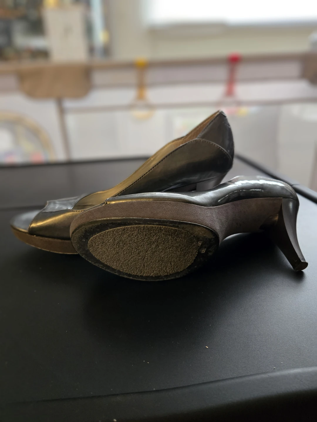 Nine West Silver Heels, Size 10 - photo 3