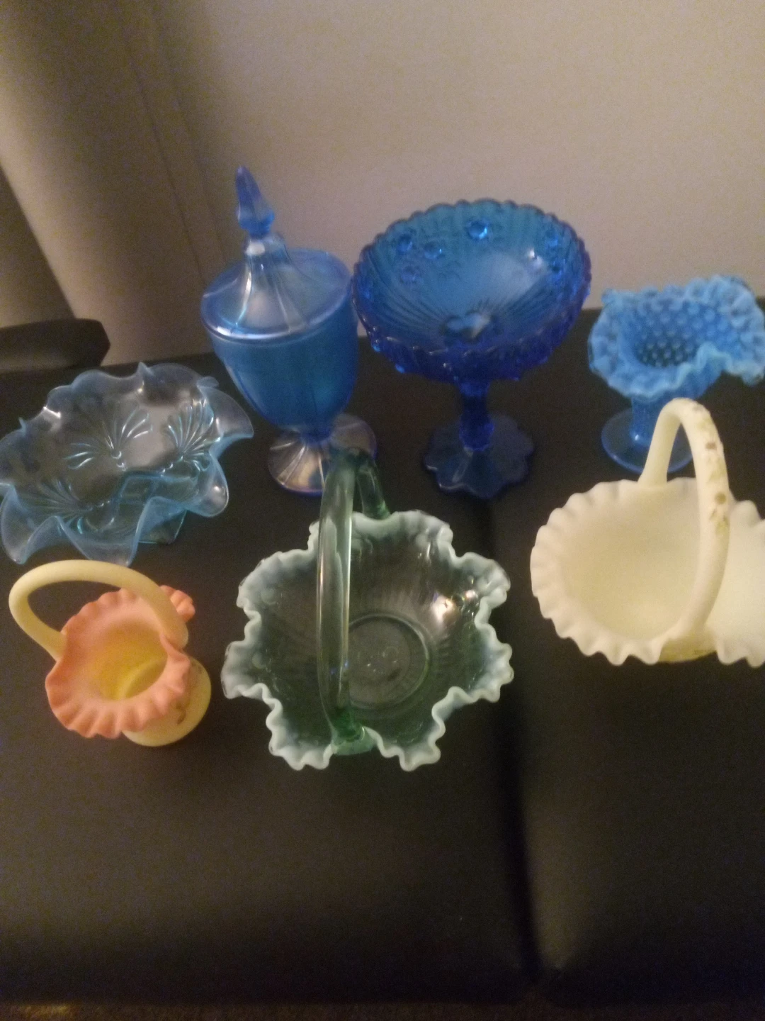Vintage Fenton Art Glass Baskets