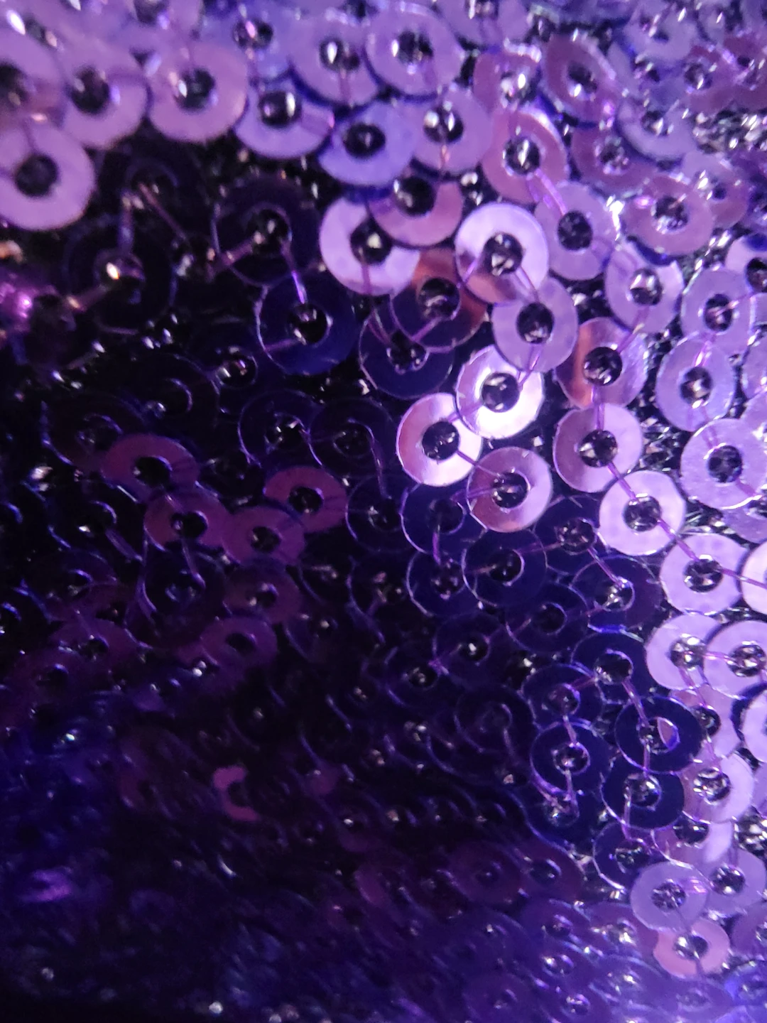 Sequin Mini Dress - Purple - photo 2