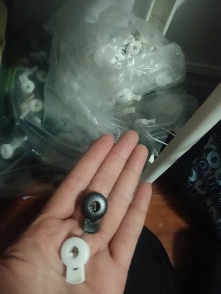 Cord Locks - Black & White
