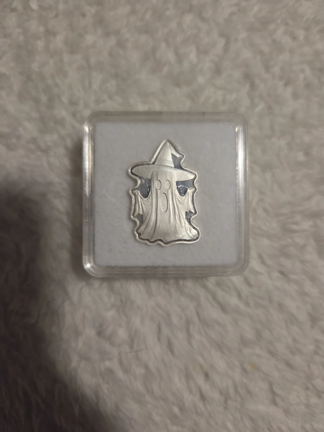 Happy Halloween Ghost 999 Silver Bar - 5 Grams
