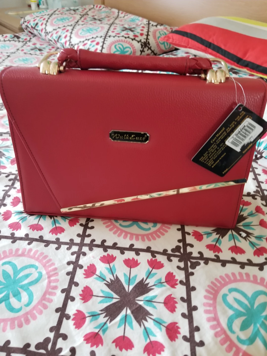 Walk Eaze Red Handbag