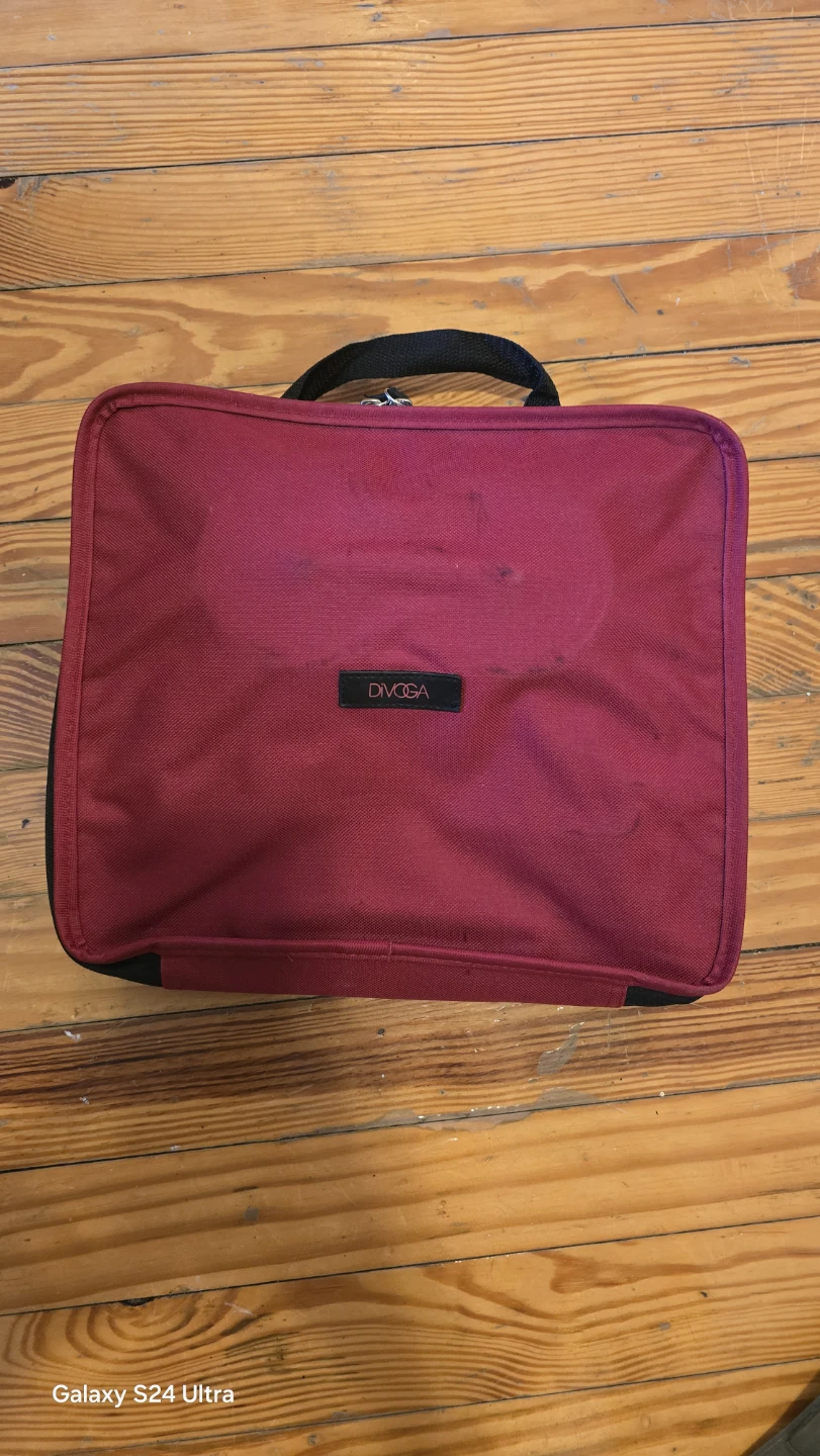 DIVOGA Red Rolling Shopping Bag with Wheels - photo 2