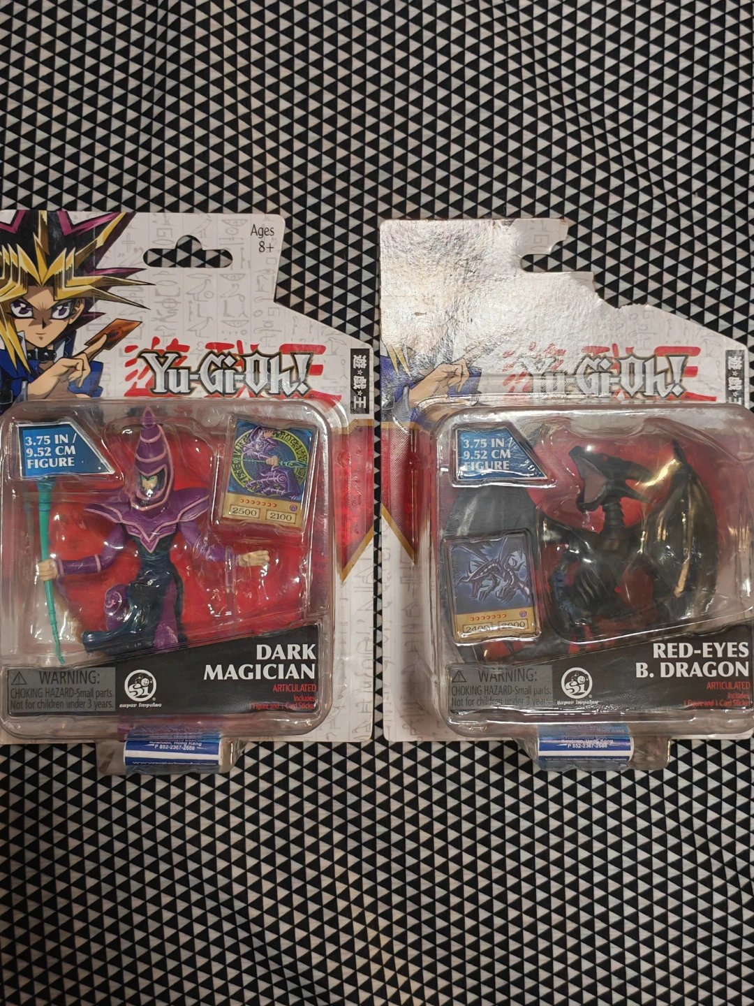 Yu-Gi-Oh! Dark Magician & Red-Eyes B. Dragon Action Figures