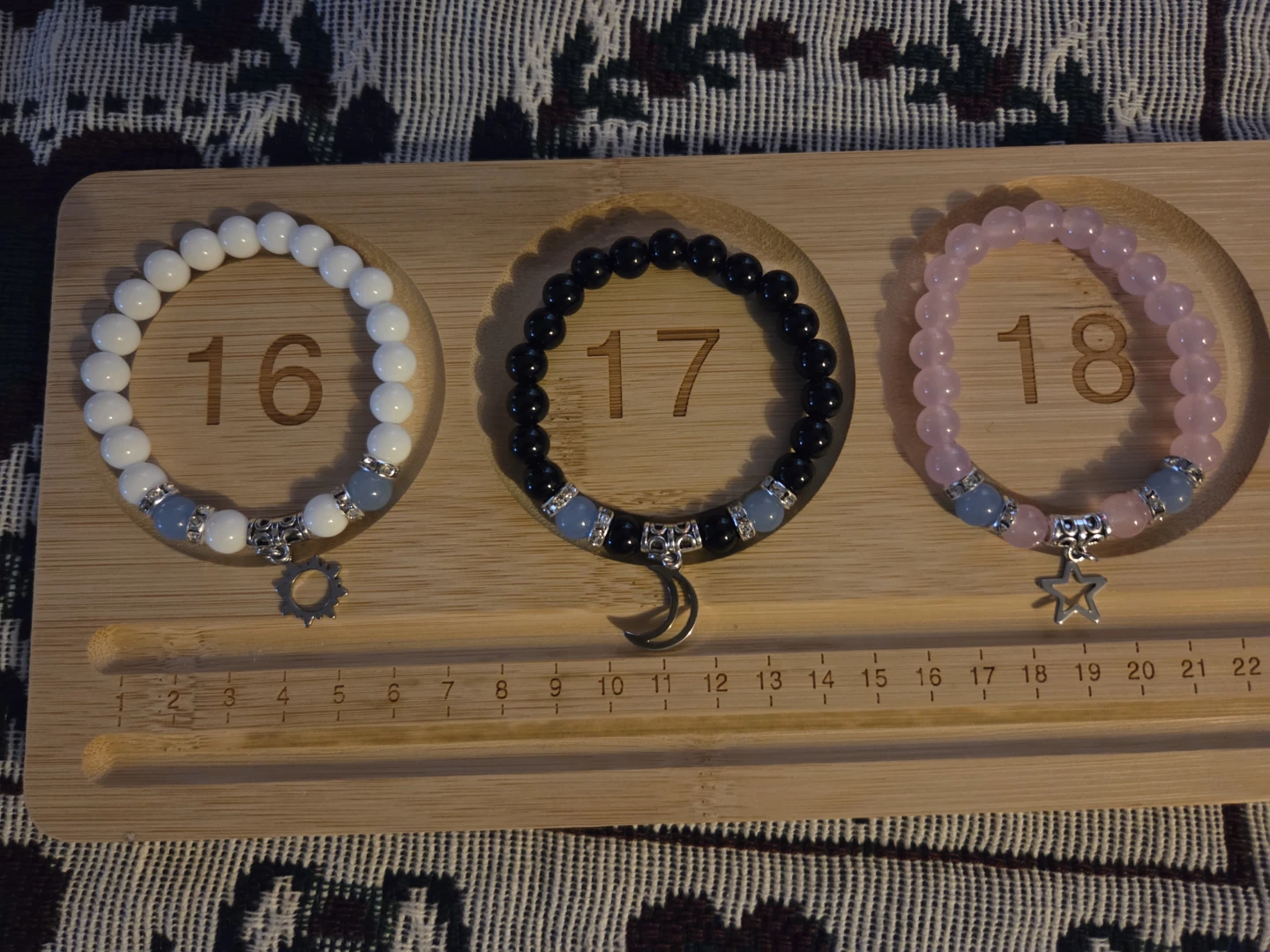 Luminous Celestial Friendship Bracelet Set- glow in the dark. - photo 3