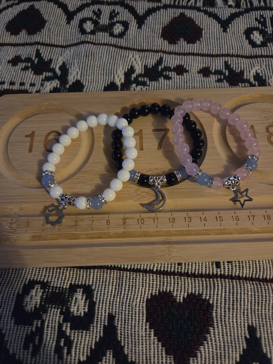 Luminous Celestial Friendship Bracelet Set- glow in the dark. - photo 4