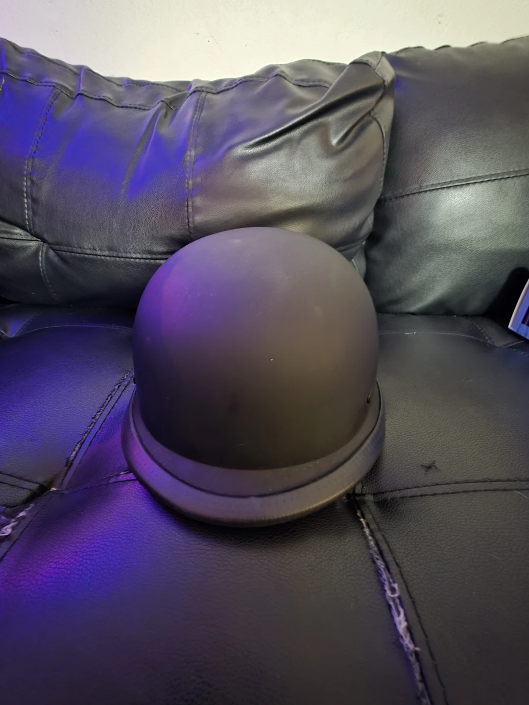 Matte Black Motorcycle Helmet