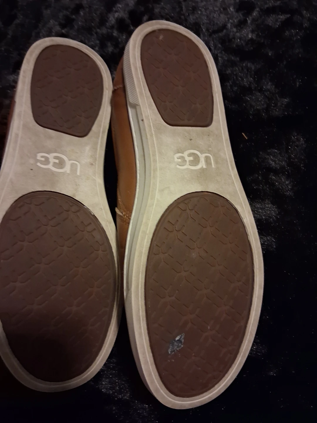 UGG Brown Leather Slip-On Shoes - photo 3