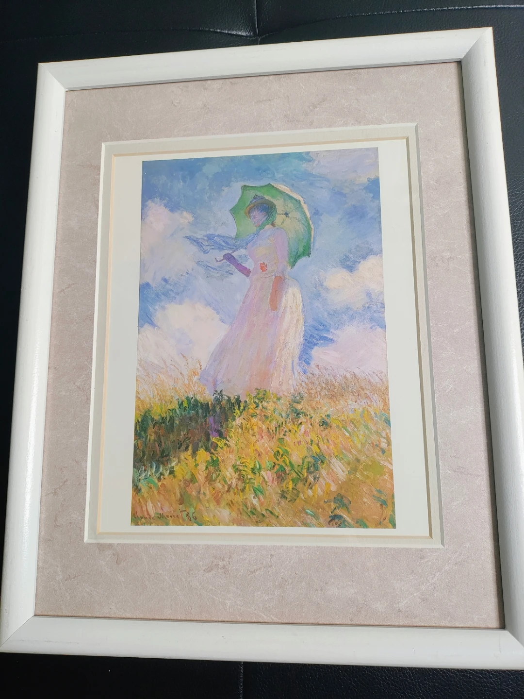 Pair of Claude Monet Prints – Femme à l’Ombrelle (1886) - photo 3