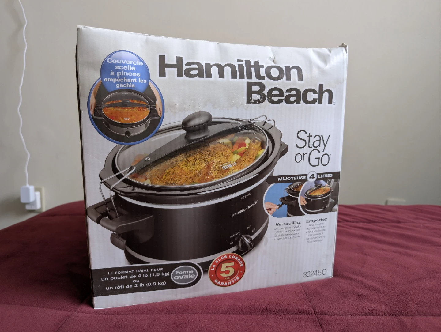 Hamilton Beach Stay or Go Slow Cooker