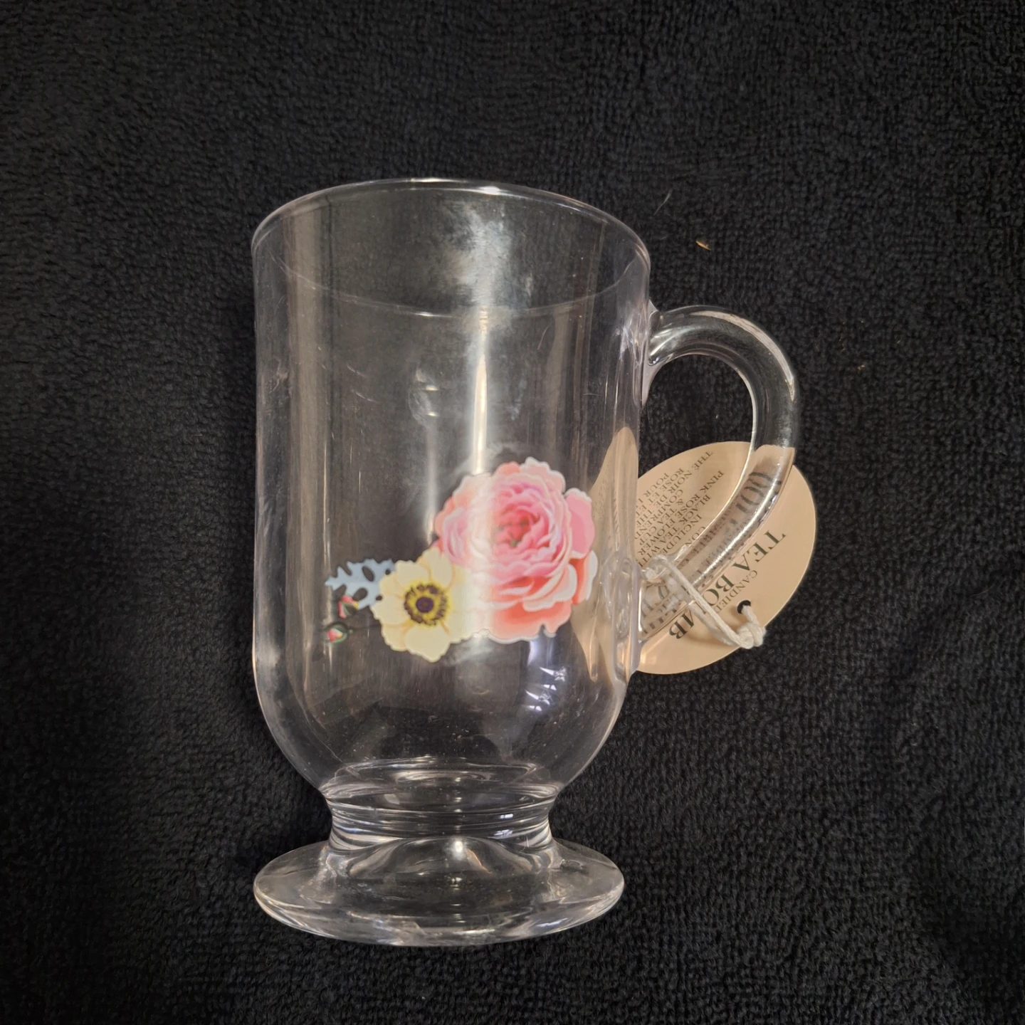 Floral Glass Mugs - Set of 2 - photo 3
