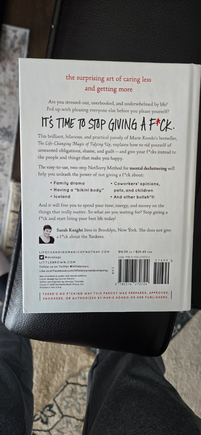 The Life-Changing Magic of Not Giving a F*ck Book - photo 2